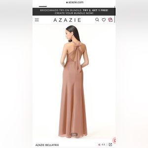 AZAZIE Bellatrix Size A0 Champagne Rose